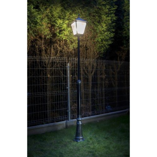 Kültéri kerti lámpaoszlop LANTERN E27 Retro Square OGMWN 1 BD KW 200-300cm fekete Su-Ma
