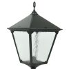 Kültéri kerti lámpaoszlop LANTERN E27 Retro Square OGMWN 1 BD KW 200-300cm fekete Su-Ma