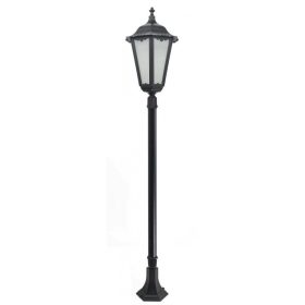   Kültéri kerti lámpaoszlop LANTERN E27 Retro Maxi K 5002/1 BD 45 170cm fekete Su-Ma