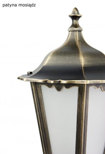 Kültéri kerti lámpaoszlop LANTERN E27 Retro Maxi K 5002/2 BD 45 120cm fekete Su-Ma