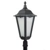 Kültéri kerti lámpaoszlop LANTERN E27 Retro Maxi OGMWN 1 190-290cm fekete Su-Ma