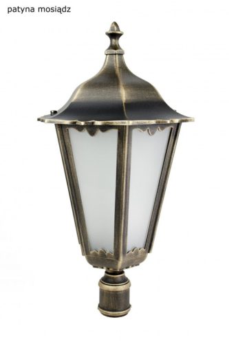 Kültéri kerti lámpaoszlop LANTERN E27 Retro Maxi OGMWN 1 190-290cm fekete Su-Ma