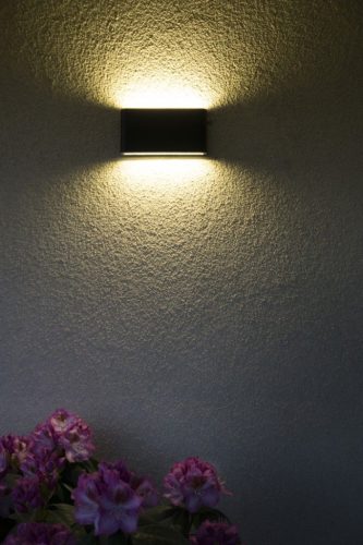 Kültéri kerti homlokzati lámpa LED Slim M1016 BL 11W 1250lm 3000K meleg Su-Ma