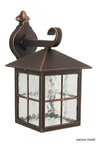 Kültéri kerti homlokzati lámpa LED FALI LÁMPA Wenecja K 3012/1/KW E27 Su-Ma