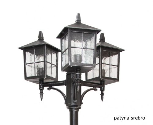 Izzó LANTERN E27 Venice OGMWN 3 KW 180-280cm fekete Su-Ma