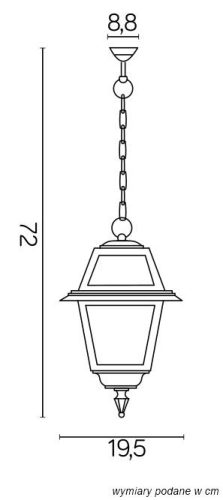 Izzó LED kerti lámpa ólomüveg K 1018/1/N E27 Su-Ma