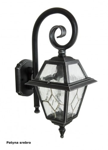 Kültéri kerti lámpa emelő LED FALI LÁMPA Ólomüveg K 3012/1/N E27 Su-Ma