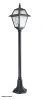 Kültéri kerti lámpaoszlop lámpa E27 ólomüveg K 5002/2 N 110cm fekete Su-Ma