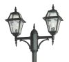 Kültéri kerti lámpaoszlop lámpa E27 ólomüveg OGMWN 2 N 185-285cm fekete Su-Ma