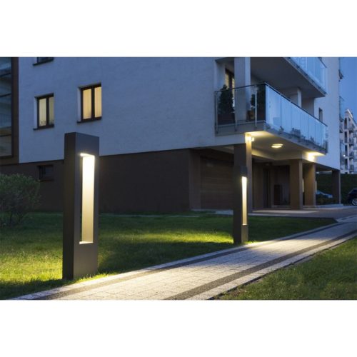 Kültéri LED kerti lámpa REKTAN 90cm GU10 IP65 Su-Ma