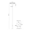 Kültéri lámpa LED lámpás kerti oszlop STER MAX 305cm 60W 4000K IP65 Su-Ma