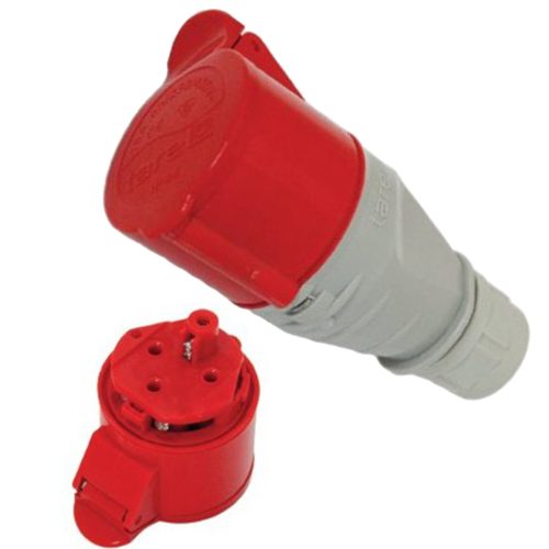 Hordozható gyorscsatlakozó szigetelő aljzat 32A 400V 3P+N+Z IP44