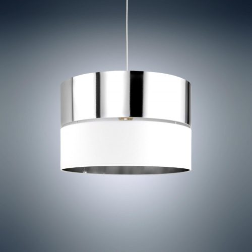 HILTON csillár mennyezeti lámpa fehér és ezüst modern E27 4178 TK világítás