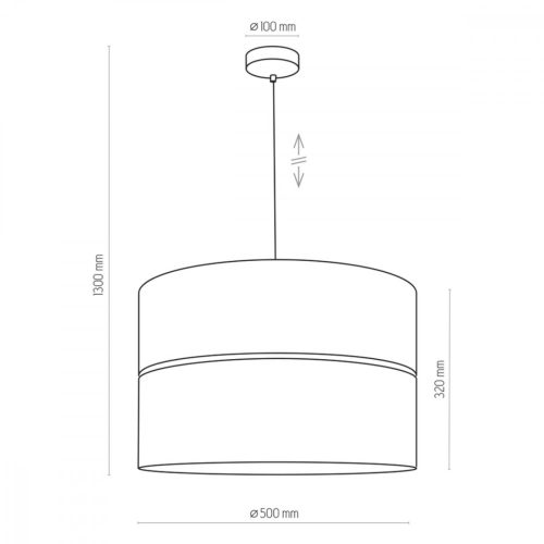 HILTON csillár mennyezeti lámpa fehér és ezüst modern E27 4178 TK világítás