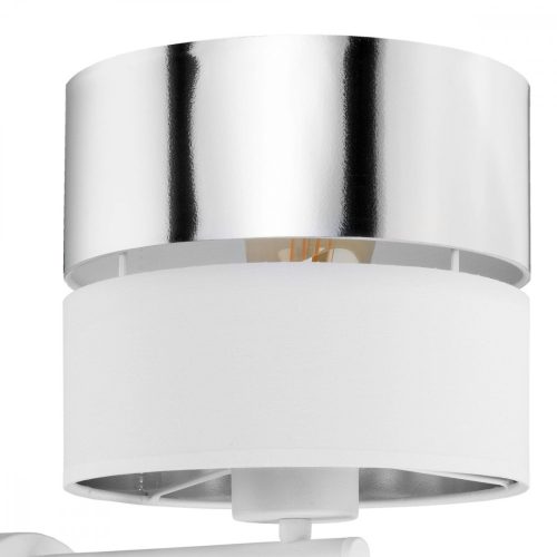 HILTON fali lámpa fehér és ezüst E27 4176 TK világítás + LED az olvasáshoz