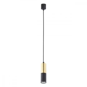   ELIT BLACK függő mennyezeti lámpa túlnyúló fekete és arany modern GU10 4366 TK világítás