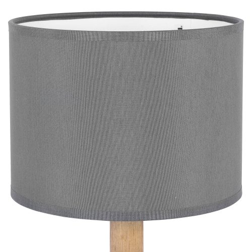 DEVA Graphite Fa Modern E27 Éjjeli asztali lámpa 5219 TK Világítás