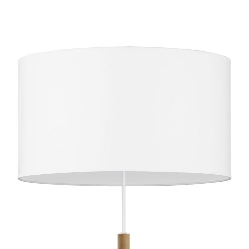 DEVA fehér fa modern állólámpa E27 5216 TK világítás