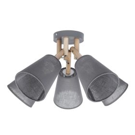   VAIO GREY mennyezeti lámpa Grafit fa skandináv 5xE27 659 TK világítás