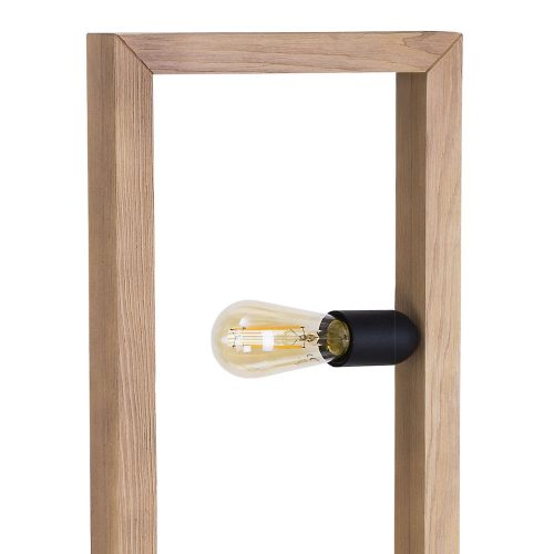 METRO álló állólámpa fekete fa rusztikus 3xE27 5022 TK világítás