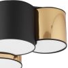 MONA BLACK/GOLD mennyezeti lámpa fekete és arany modern 4xE27 3446 TK világítás