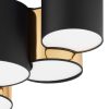 MONA BLACK/GOLD mennyezeti lámpa fekete és arany modern 5xE27 3447 TK világítás
