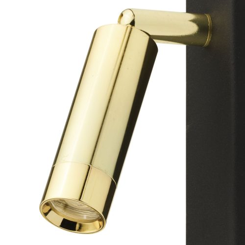 ENZO mozgatható fali lámpa fekete és arany modern LED 1302 TK világítás