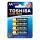 TOSHIBA ALPHA POWER LR6 AA 1,5 V alkáli elemek buborékcsomagolás 4 darab