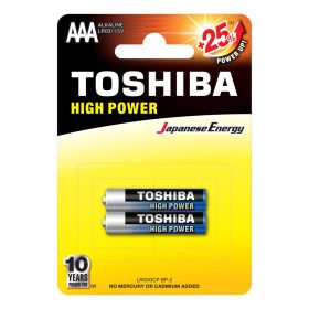   TOSHIBA HIGH POWER LR03 AAA 1,5 V alkáli elemek buborékcsomagolásban