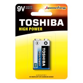   TOSHIBA HIGH POWER 6LF22G 1,5V alkáli elemek buborékfólia 1 db.