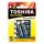 TOSHIBA HIGH POWER LR6 AA 1,5V alkáli elemek CSOMAG 6db