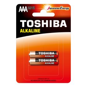   TOSHIBA RED ALKALINE LR03 AAA 1,5 V alkáli elemek buborékcsomagolás 2db