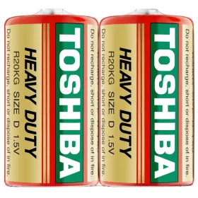   Toshiba LR20 R20 1.5V cink elem, extra erős HEAVY DUTY, 2 db