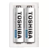 AA / AAA elemek töltője USB kábellel + 2x AA elem 2000mAH 1.2V