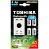 AA / AAA elemek töltője USB kábellel + 4 db 2000mAH 1.2V AA elem