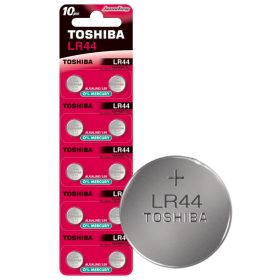 TOSHIBA LR44 speciális alkáli elem buborékfólia 10 db-os