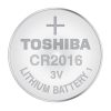 TOSHIBA Specialized Lithium Battery CR 2016 3V bliszter 1 db.