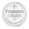 TOSHIBA Specialized Lithium Battery CR 2025 3V bliszter 1 db.