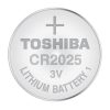 TOSHIBA speciális akkumulátorok lítium CR 2025 3V buborékfólia 5 db