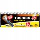 TOSHIBA NAGYTELJESÍTMÉNY LR03 AAA 1,5 V alkáli elemek CSOMAG 12 db