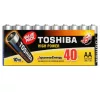 Toshiba alkáli elem ujjak AAA LR03 R3 1.5V NAGY TELJESÍTMÉNYŰ 40 db.