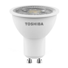   LED halogén izzó GU10 4W = 50W 345lm 3000K meleg spotlámpa TOSHIBA