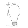E27 A60 LED izzó 14W = 100W 1521lm 6500K hidegen szabályozható TOSHIBA