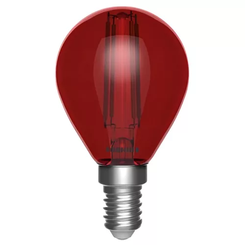 E14 G45 4,5 W piros izzószálas LED izzó TOSHIBA