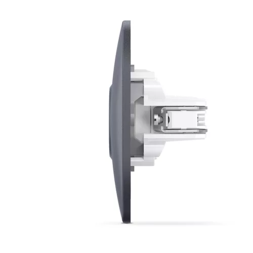 Egyszeres, felületre szerelt TV-antenna-aljzat, fekete, BINERA VIDEX