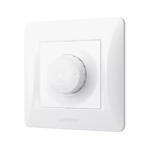 Fényerőszabályzó Kerettel 600W 10A Felületre Szerelt Fehér BINERA VIDEX