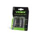 Videx LR20 D 1,5 V-os alkáli elemek, 2 db-os blisztercsomag