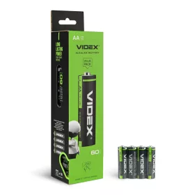 Alkáli elemkészlet AA 1.5V 2600mAh AA 4 db x 15 VIDEX