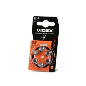  Videx cink-levegő elemek hallókészülékekhez Videx ZA13 (PR48) 6 db