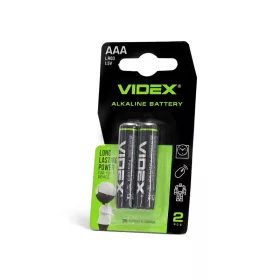 Alkáli elemkészlet AAA 1.5V 1200mAh AAA 2 db VIDEX